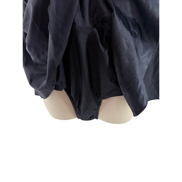 Vintage Basic Editions Swimsuit One Piece Black Skirt Womens Plus Size 20W - Picture 3 of 8